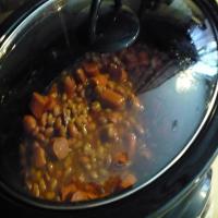 Crock Pot Hot Dogs / Franks and Beans -- Easy image