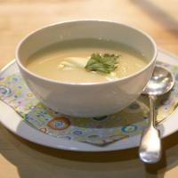 Celery Root and Ginger Gold Apple Soup image
