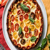 Ricotta, Tomato and Basil Torte image