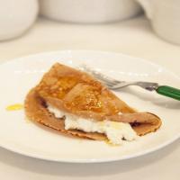 Chestnut Flour Crepes (Necci) with Ricotta and Honey_image
