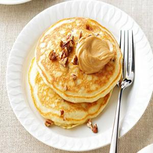 Banana-Peanut Butter Pancakes image