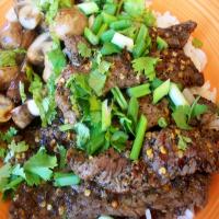 Spiced Beef Stir Fry With Scallions and Cilantro_image
