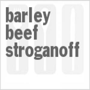 Slow Cooker Barley Beef Stroganoff_image