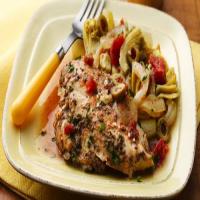 Slow-Cooker Chicken with Tomatoes and Artichokes image