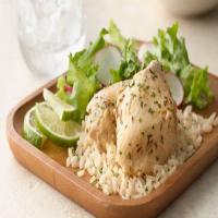 Slow-Cooker Lime Garlic Chicken with Rice image