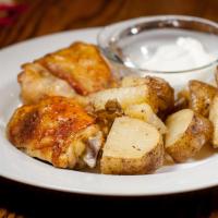 Garlic Roasted Chicken and Potatoes image