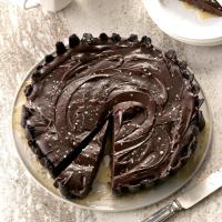Salted Dark Chocolate Tart image