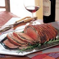 Roasted Beef Tenderloin Wrapped in Bacon image