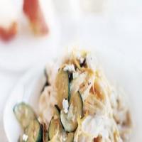 Pasta With Zucchini and Goat Cheese_image