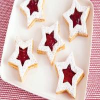 Linzer Star Christmas Cookies image