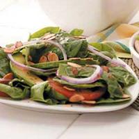 Almond Spinach Salad image
