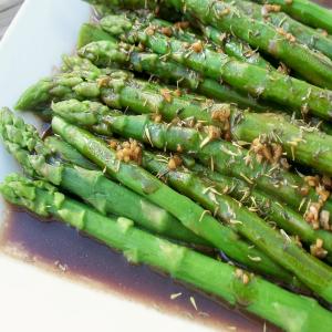 Asparagus With Lemon Browned Butter Sauce_image