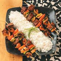 Barbecue Beef Kabobs image