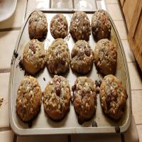 Raspberry-White Chocolate Chip Muffins image