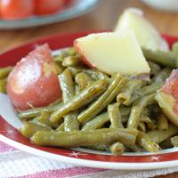 Country Style Green Beans with Red Potatoes image