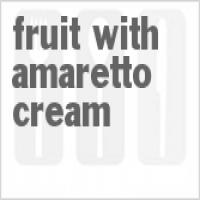 Fruit with Amaretto Cream_image
