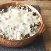 Cheese Fondue with Chiles and Mushrooms_image