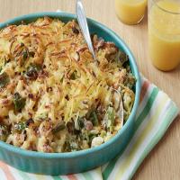Breakfast Macaroni and Cheese with Sausage and Hash Browns image