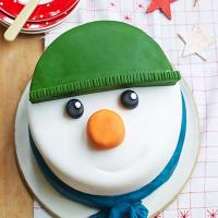 Snowman cake_image