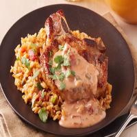 Pork Chops with Mexican Rice_image