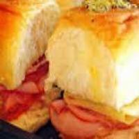 Hot Ham, Mozzarella & Pineapple Sub with BBQ Sauce_image