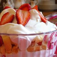 Strawberries and Cream Trifle image