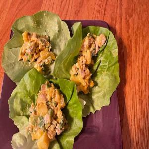 Curried Chicken & Apple Lettuce Wraps_image