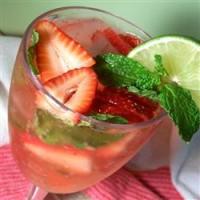 Strawberry-Mint Soda image