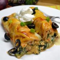 Spinach and Chicken Enchiladas image