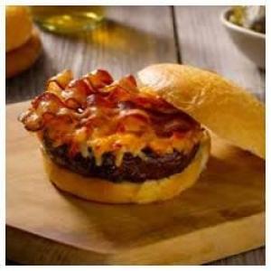 Pimento (Red Pepper) Cheese-Bacon Burgers_image