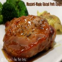 Mustard Maple Glazed Pork Chops Recipe - (4.4/5) image