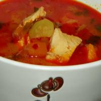 Red Curry Coconut Chicken Soup image