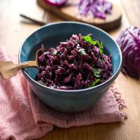 Red Cabbage and Black Rice, Greek Style image
