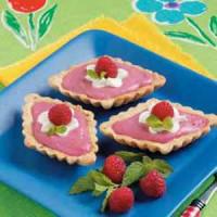 Raspberry Curd Tartlets image