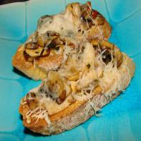 2bleu's Mushroom and Swiss on Crostini Toast Appetizers_image