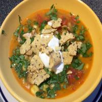 Chicken and Hominy Soup with Cilantro and Lime_image