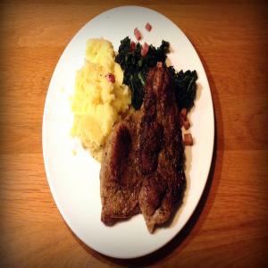 Spalla Di Maiale (Pork Chops With Tuscan Kale) image