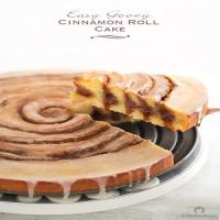 Easy Gooey Cinnamon Roll Cake Recipe - (4.5/5) image