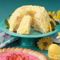 Lemon Angel Cake image