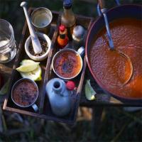 Hot bloody mary soup image