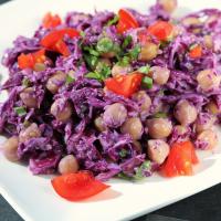 Red Cabbage and Chickpea Salad_image