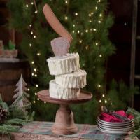 Holiday Yule Log with Ax Topper image