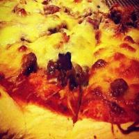 Double Cheesey Beef & Sausage Pizza image