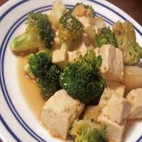 Sa Cha Tofu With Broccoli and Cauliflower image