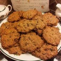 Gluten-Free Egg-free Oatmeal Chocolate Chip and Raisin Cookies image