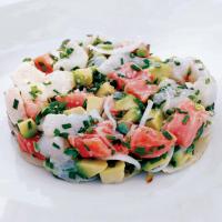Lobster Salad with Green Beans, Apple, and Avocado image