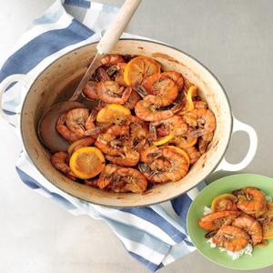 Barbecued Shrimp with Rice image