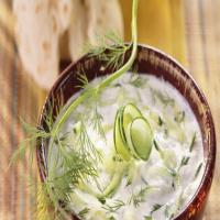Greek Yogurt-Cucumber Sauce - German Tsatsiki_image
