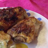 Oven Garlic Chicken Thighs image