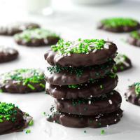 Mint Chocolate-Covered Cookies image